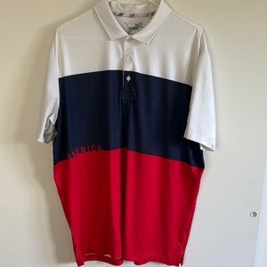 Punma Polo Shirt - Red, Blue, and White